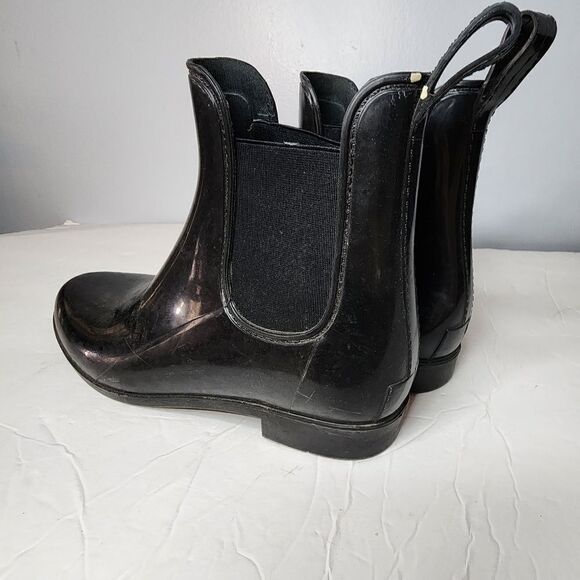 J Crew rain boots women's size 8 black - Picture 4 of 4